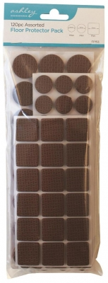 120pc Assorted Floor Protecter Packs 120pc Assorted Floor Protecter Packs